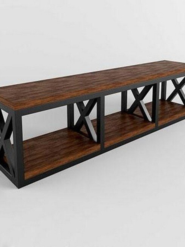 Стол консольный в стиле лофт GES-391